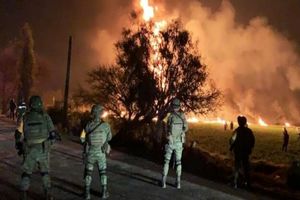 مرگ حدود ۱۰۰ نفر در حادثه انفجار خط لوله نفتی مکزیک
