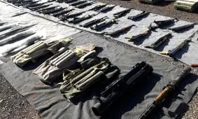 محموله مهمات جنگی در دلفان کشف شد