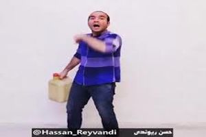 کلیپ طنز حسن ریوندی درباره سهمیه یک لیتری بنزین