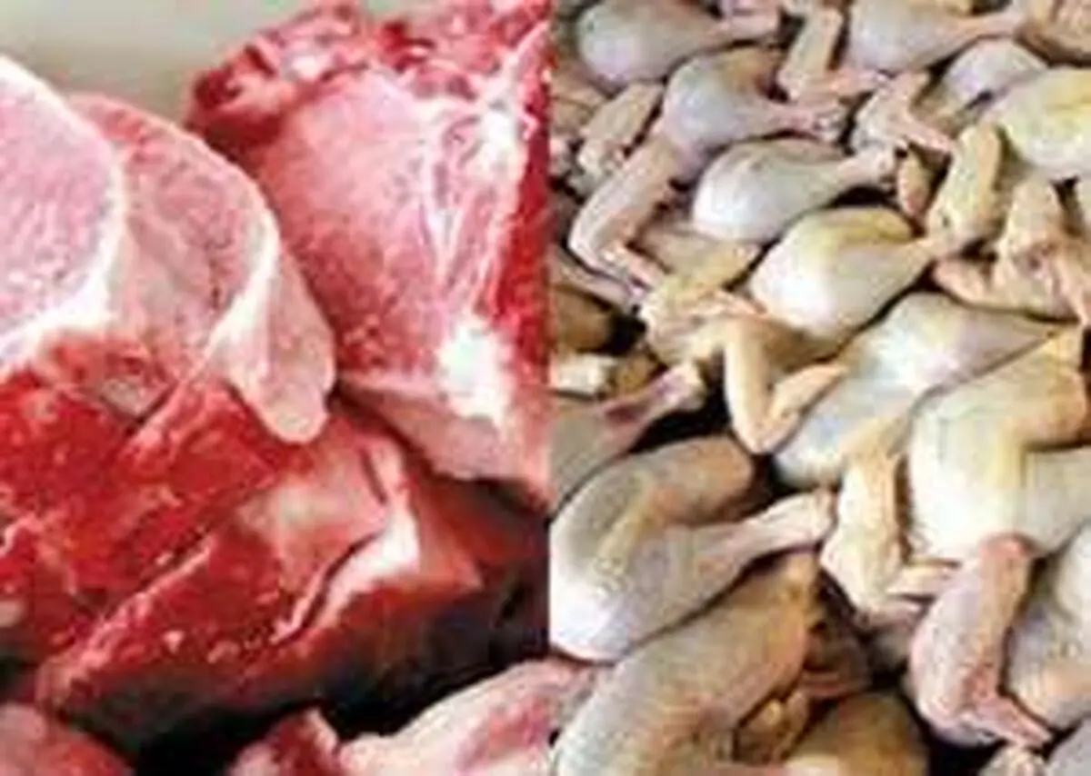 توزیع ۹۴۰ تن گوشت قرمز و یک هزار تن گوشت مرغ در ایلام