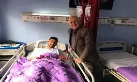 عیادت اسطوره پرسپولیس از بازیکن پرسپولیس