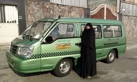 وقتی عشق اهل بیت (ع) در دل خانمی راننده می‌نشیند+ تصاویر