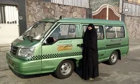 وقتی عشق اهل بیت (ع) در دل خانمی راننده می‌نشیند+ تصاویر