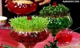 جدیدترین سبزه هفت سین، سبزه با خاک ژله ای