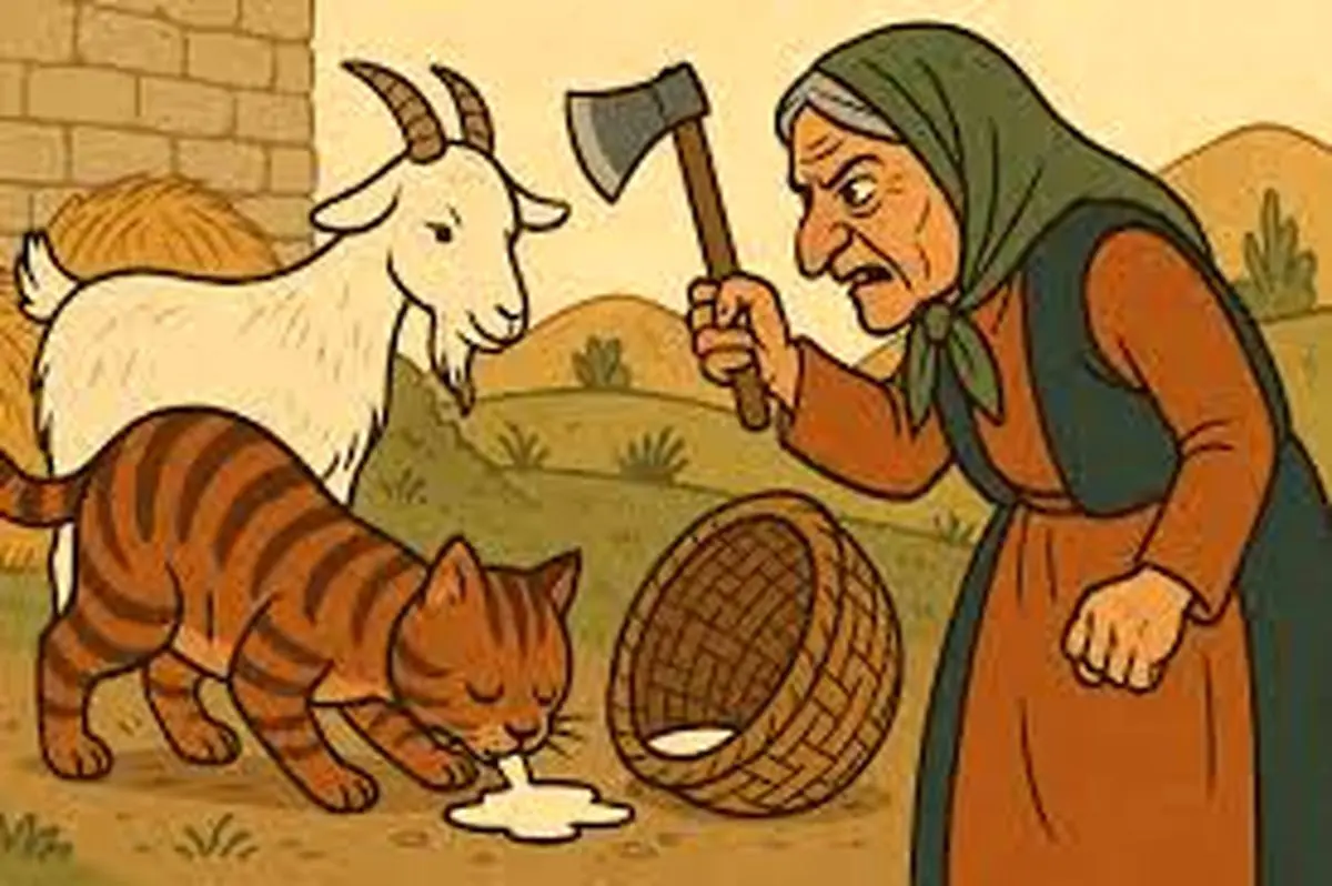 داستان گربه لاغر و بوی کباب: حکایتی زیبا و جذاب درباره قناعت کردن و پرهیز از حرص و طمع