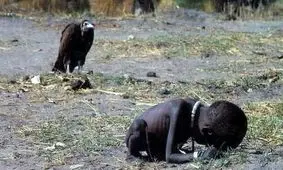 «لاشخور و دختر قحطی‌زده»؛ ماجرای یکی از تکان‌دهنده‌ترین عکس‌های تاریخ 