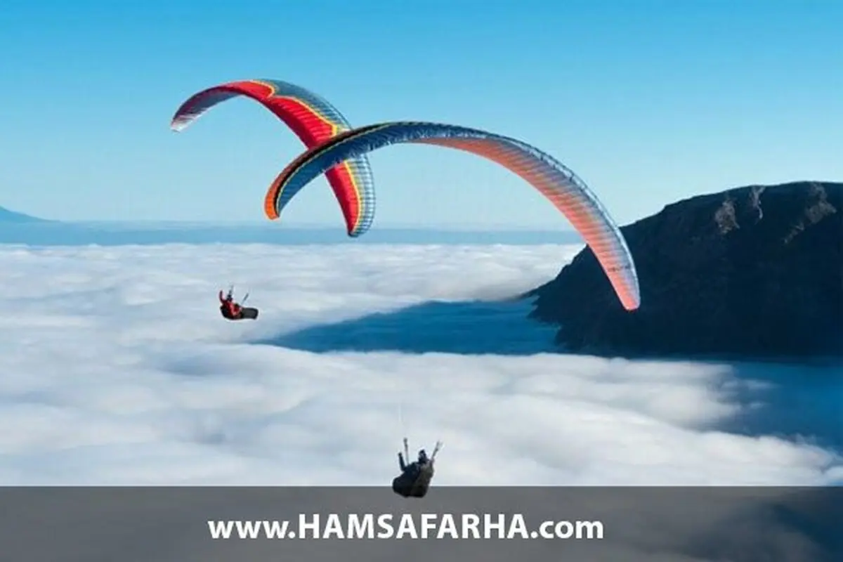 آشنایی با پاراگلایدر کیش و جذابیت های آن

