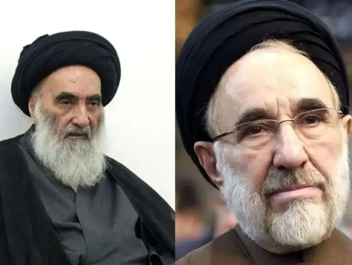 سید محمد خاتمی به آیت الله سیستانی تسلیت گفت

