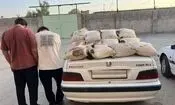 دستگیری قاچاقچیانی که گونی گونی تریاک جابه جا می کردند