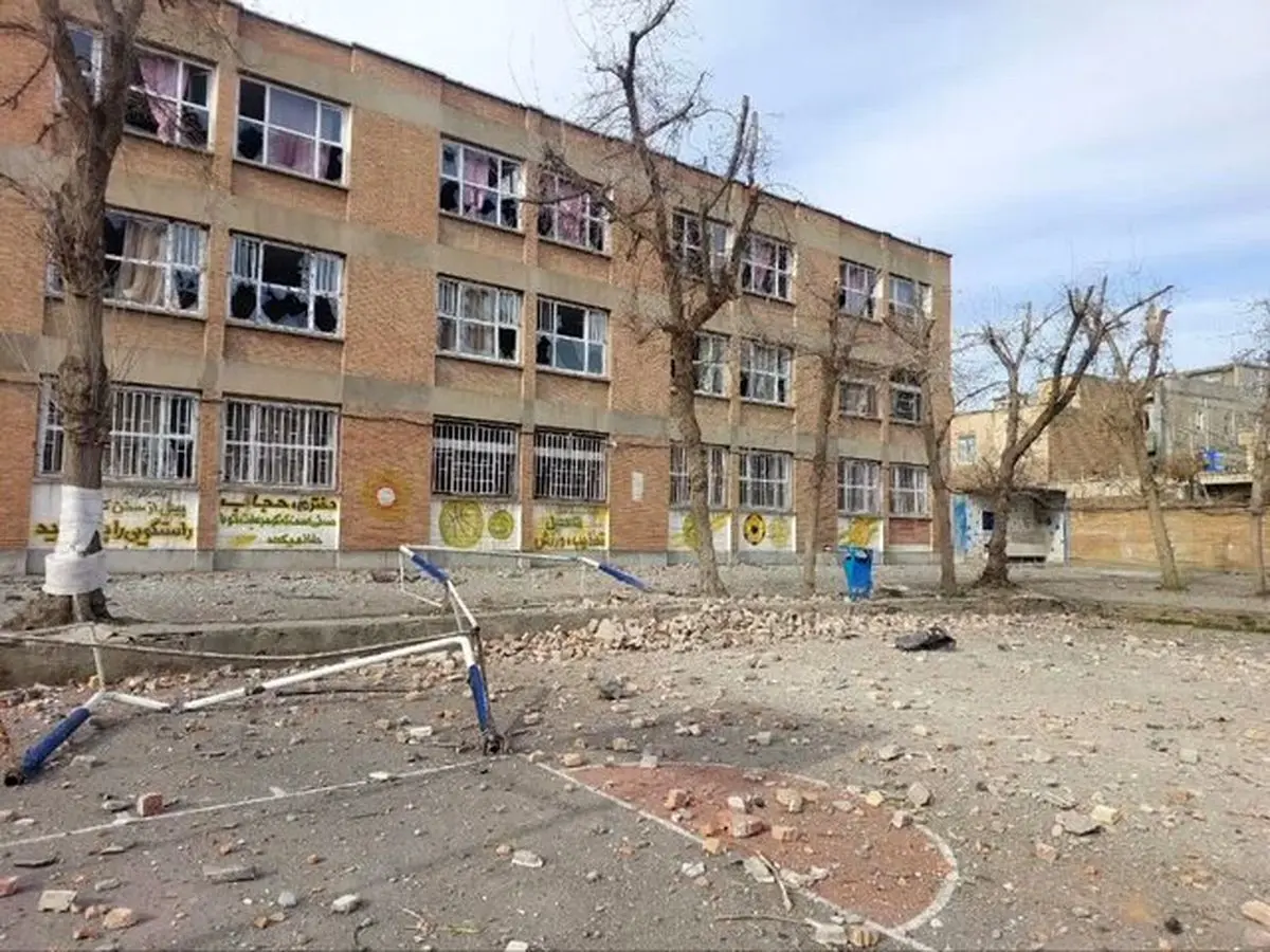 آسیب به یک مدرسه دخترانه در حمله هوایی به ارومیه
