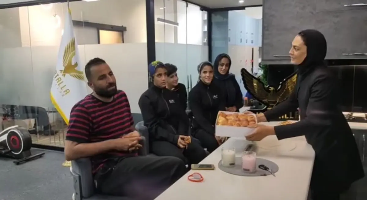آشتی شهربانو منصوریان با مرد جنجالی در مسابقات ووشوی دختران/ ویدئو

