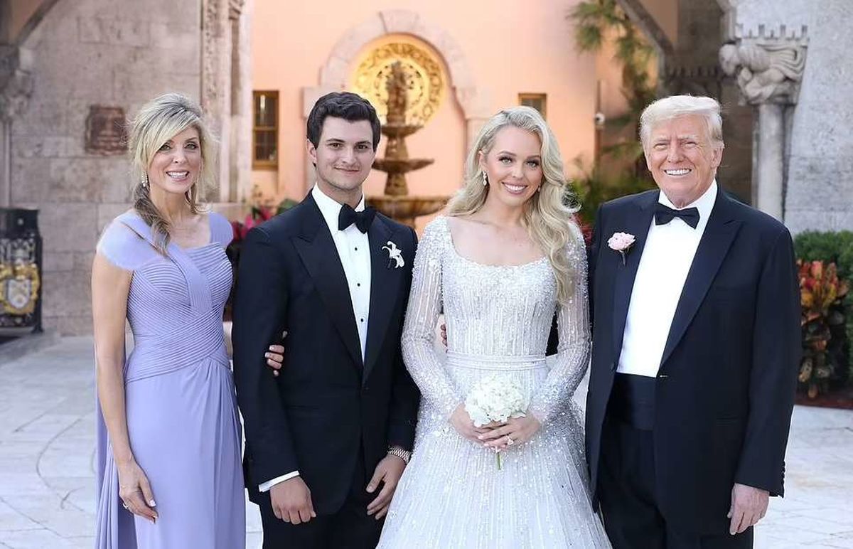 کوچک‌ترین دختر دونالد ترامپ با میلیاردر لبنانی ازدواج کرد