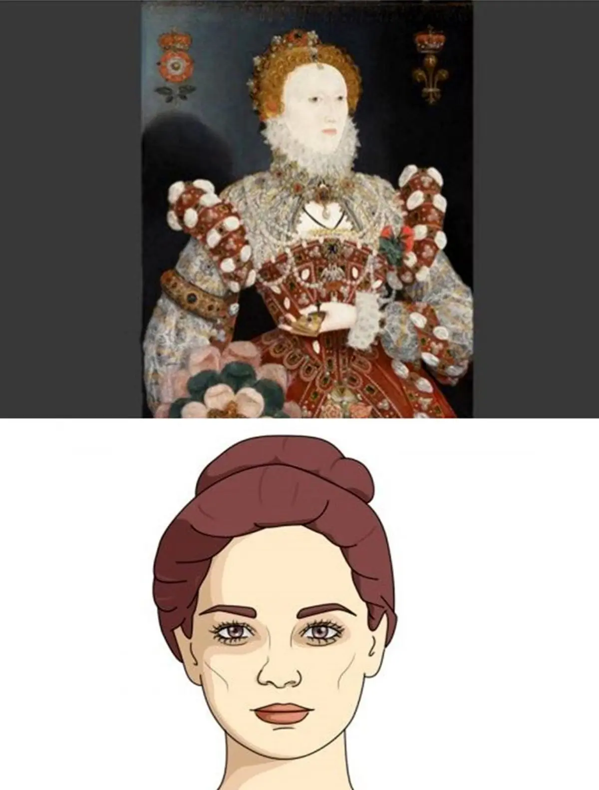 رنگ پریدگی صورت مد شد