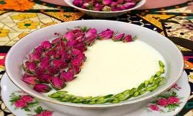 طرز تهیه فرنى شير عسلى
