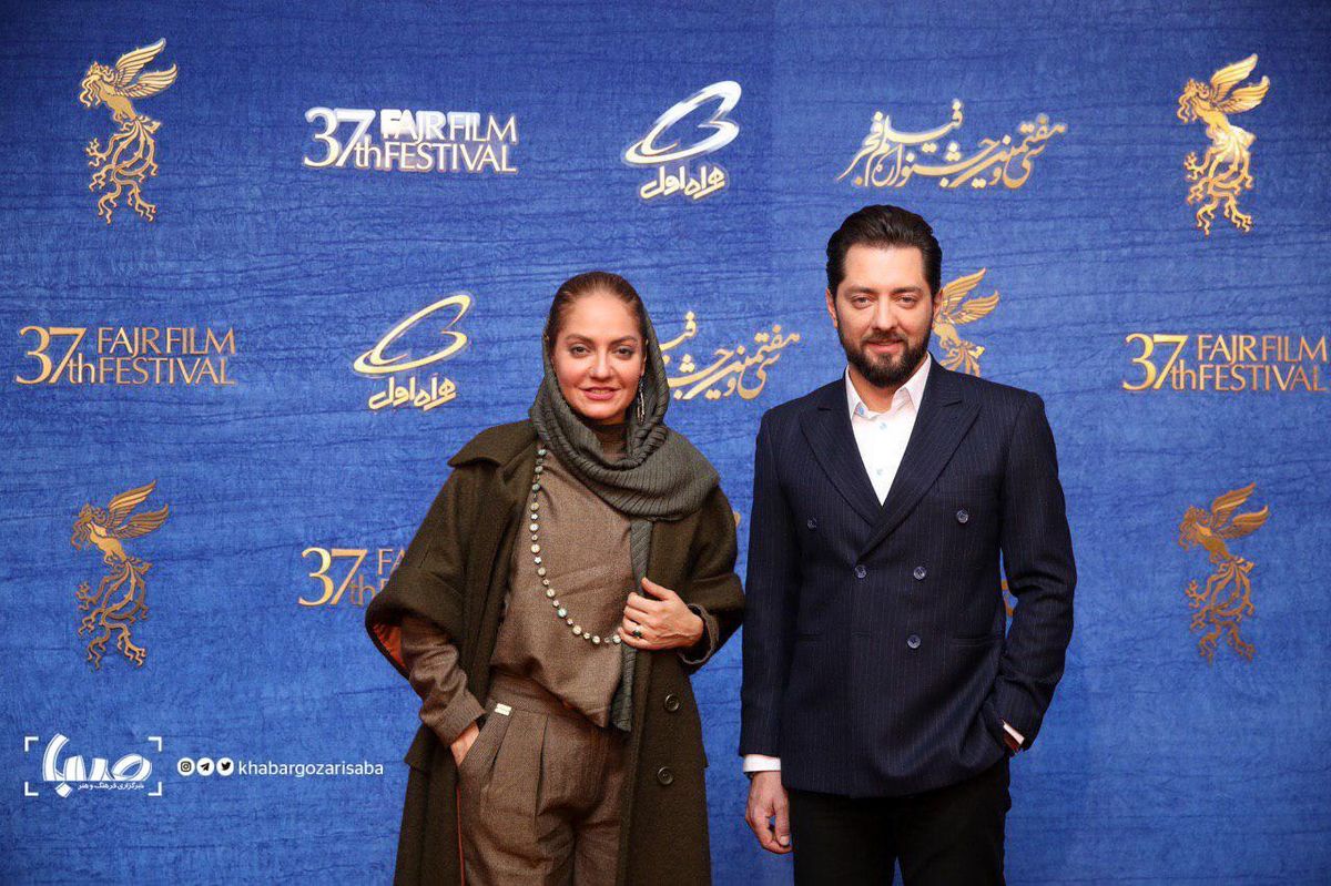 حرکات عجیب بهرام رادان و مهناز افشار در مراسم فوتوکال "آشفته‌گی"