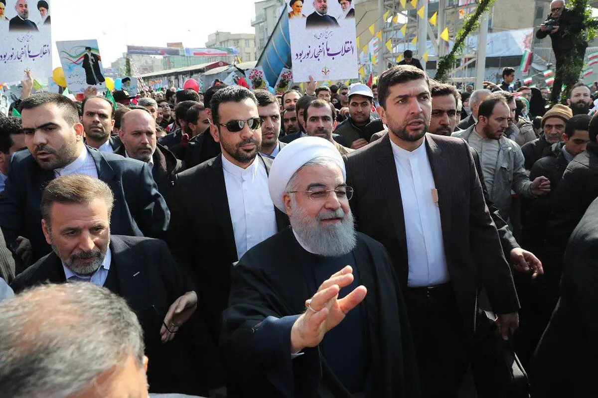 گزارش تصویری از حضور چهره های سیاسی در راهپیمایی ۲۲ بهمن ۹۷