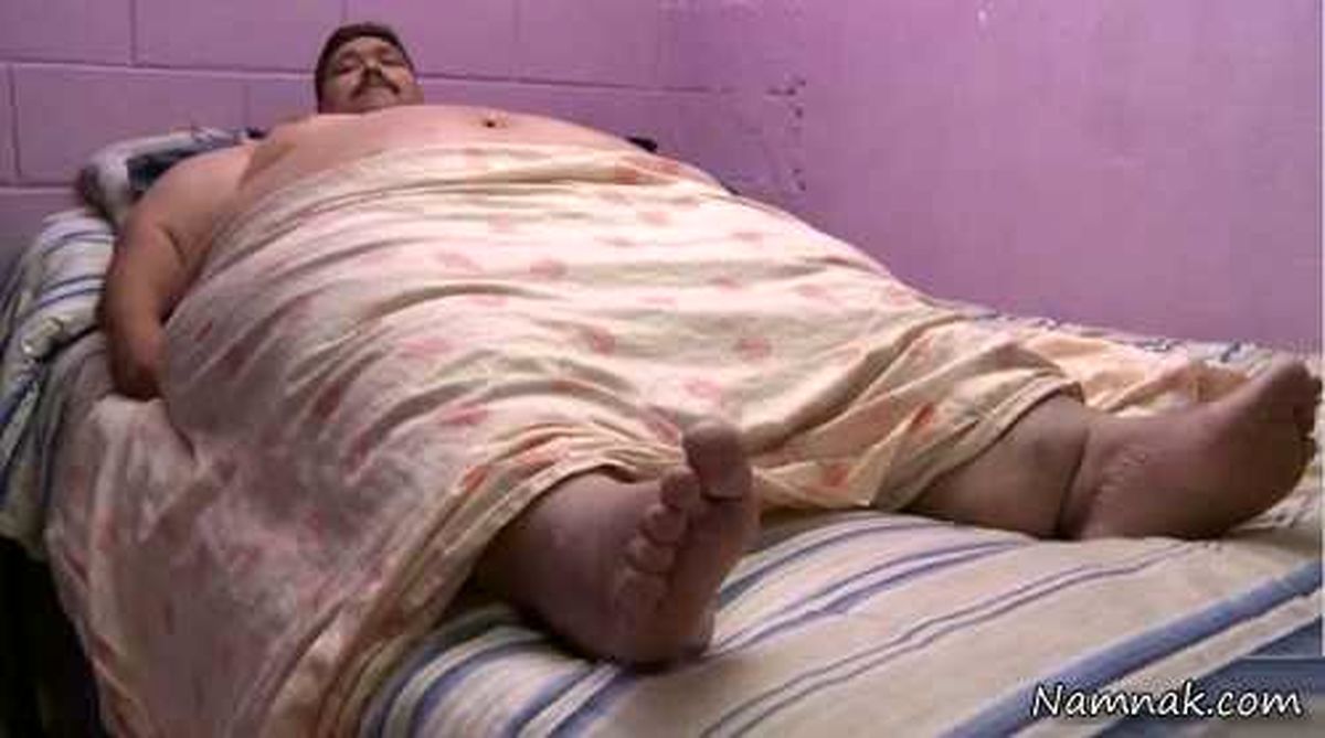 چاق ترین مرد دنیا با 435 کیلو وزن + عکس