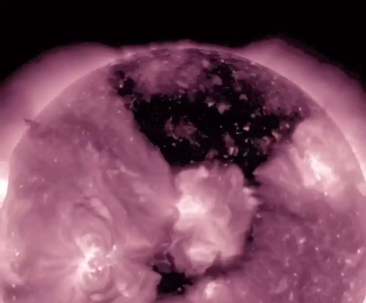 بارانی از جنس پلاسما در خورشید