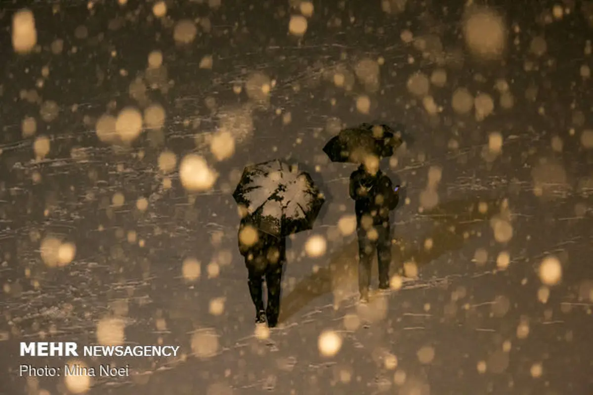 شهر صدرا سپیدپوش شد