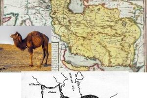 مقایسه جالب نقشه ایران در 286 سال قبل و نقشه فعلی