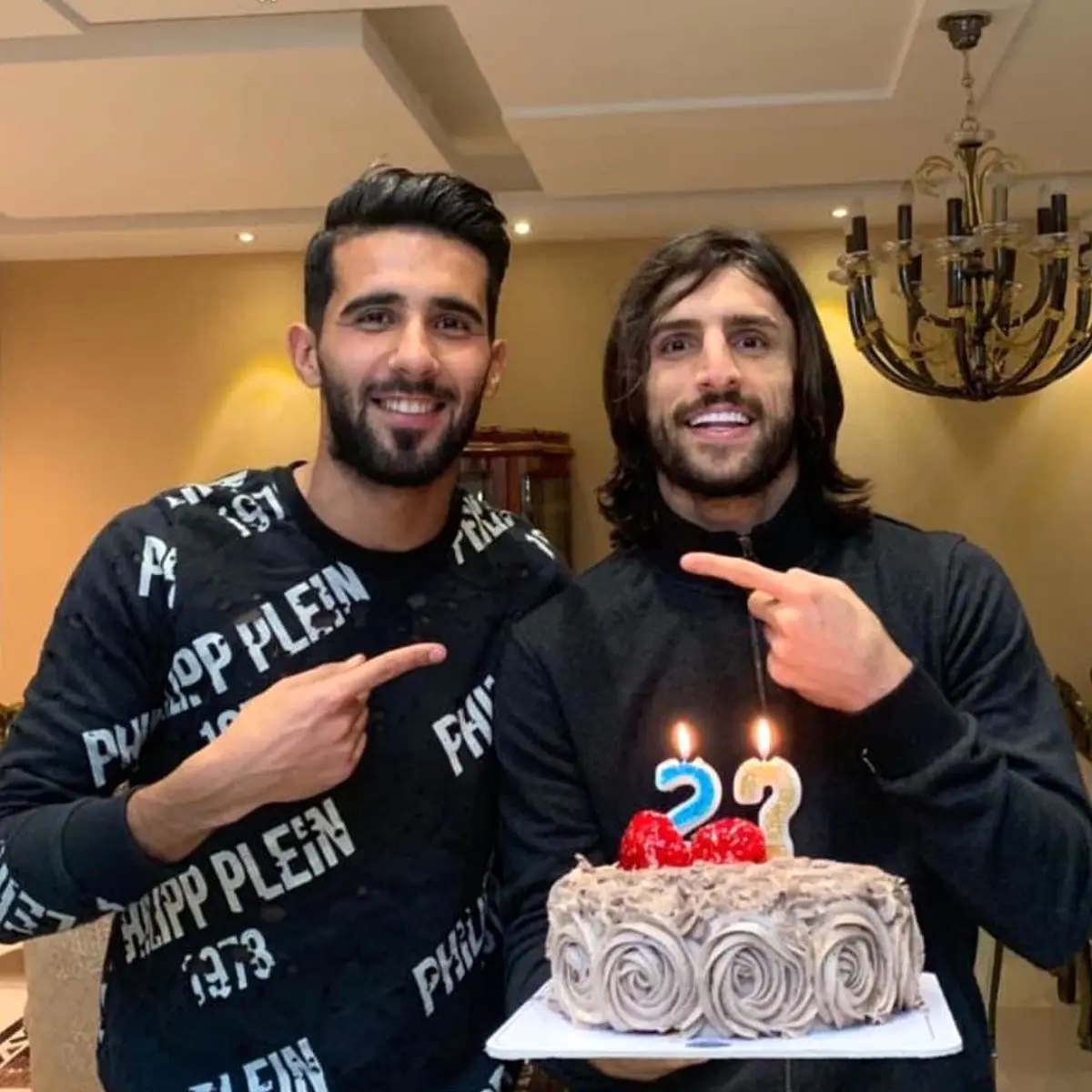 بشار رسن در جشن تولد طارق همام