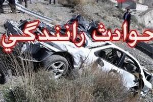 واژگونی سمند با 2 کشته در اصفهان