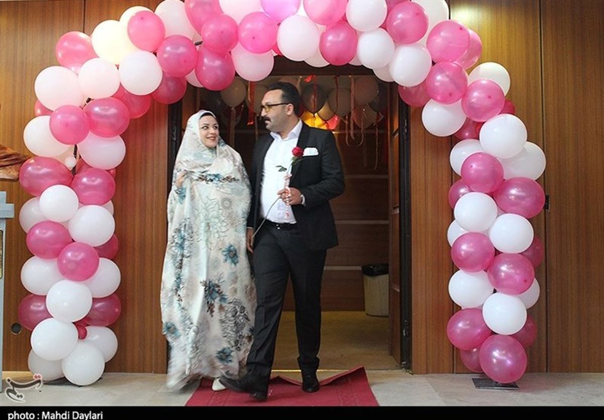 جشن ازدواج دانشجویی در رشت برگزار شد