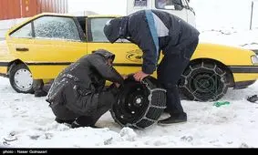 تردد در تمامی محورهای استان لرستان تنها با زنجیر چرخ امکان‌پذیر است