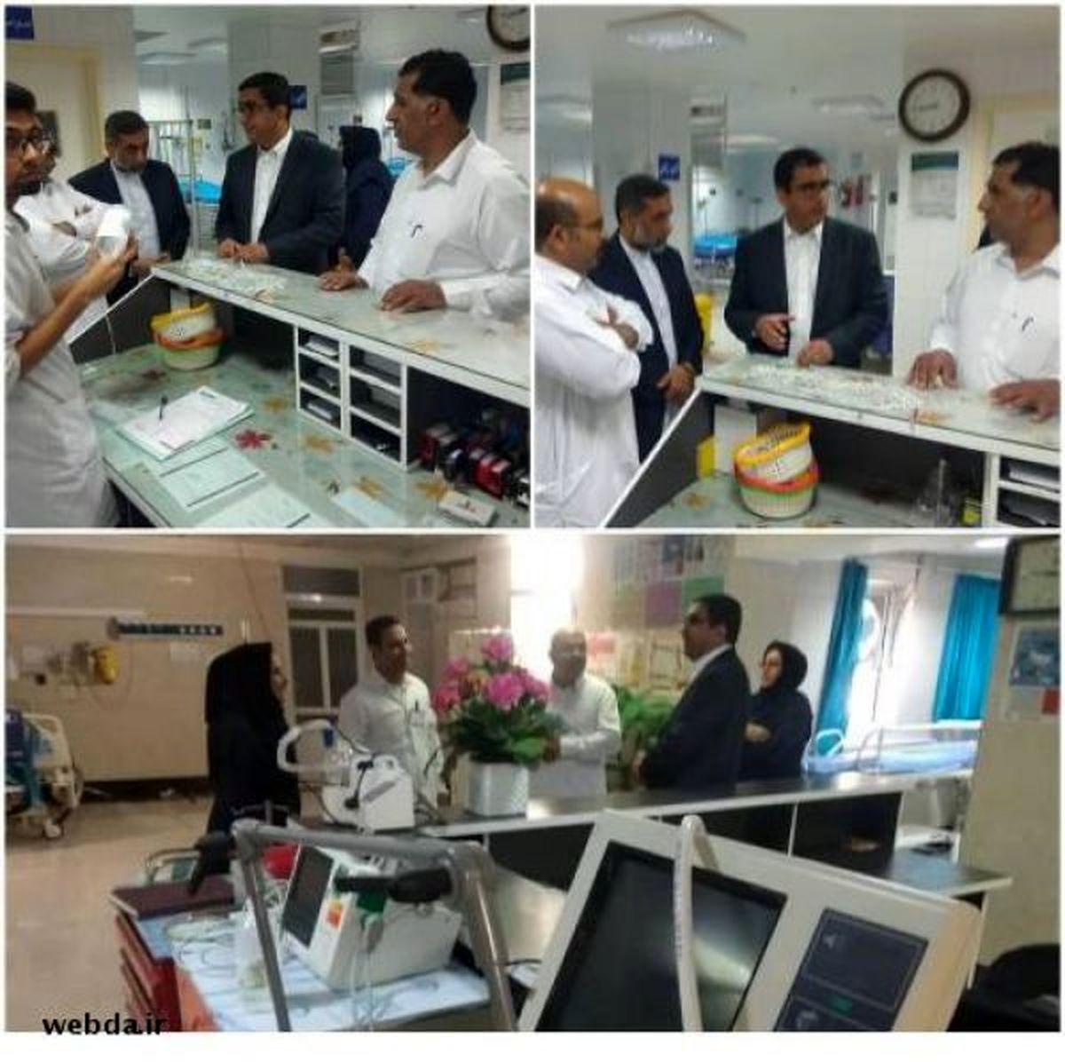 مدیرکل دفتر نظارت و اعتباربخشی امور درمان وزارت بهداشت از مراکز درمانی چابهار بازدید کرد