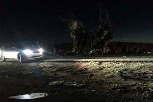 حادثه انتحاری برای اتوبوس کارکنان سپاه در سیستان و بلوچستان +فیلم