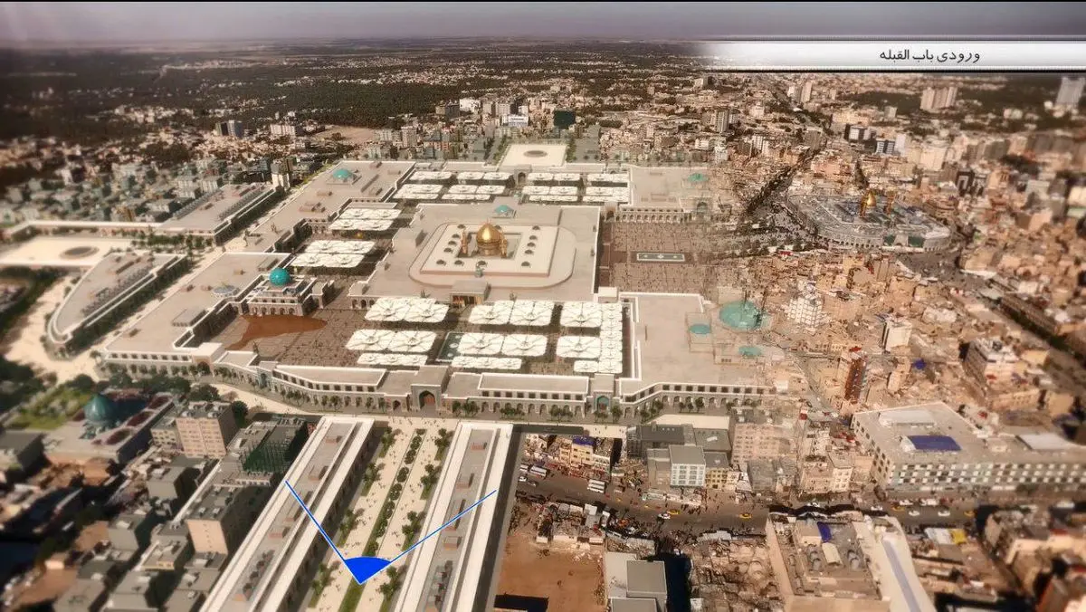 اتمام ۸۵ درصدی خاکبرداری صحن حضرت زینب (س) در کربلا + عکس