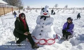 جشنواره آدم برفی در اردبیل برگزار می‌شود
