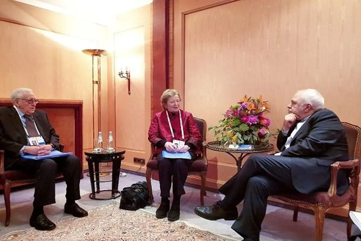 «اخضر ابراهیمی» و «مری رابینسون» با ظریف دیدار کردند