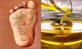 چالش 30 شب روغن زدن به کف پا شب چهاردهم