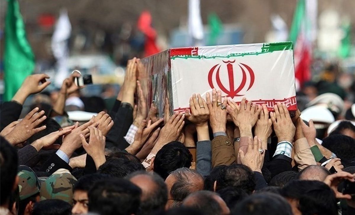 مراسم تشییع پیکرهای مطهر پاسداران مرزهای عزت و امنیت در اصفهان+ویدئو