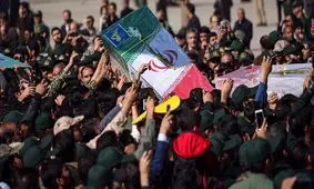 ویدئو/تصاویر منتشر نشده از وداع با شهدای حادثه تروریستی زاهدان