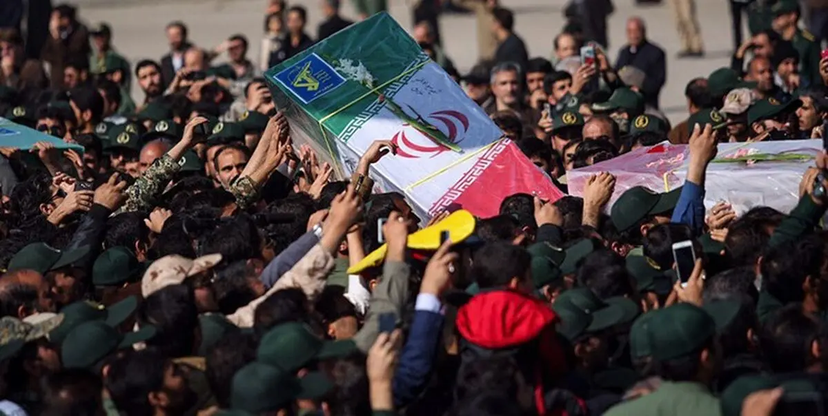 ویدئو/تصاویر منتشر نشده از وداع با شهدای حادثه تروریستی زاهدان