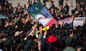 ویدئو/تصاویر منتشر نشده از وداع با شهدای حادثه تروریستی زاهدان