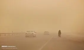 سرعت وزش باد در زاهدان به بیش از ۷۰ کیلومتر بر ساعت می رسد