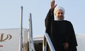 روحانی وارد بندرلنگه شد
