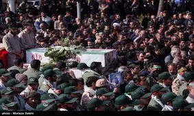 شهدای مدافع حریم امنیت وطن در سمیرم تشییع شدند + تصاویر