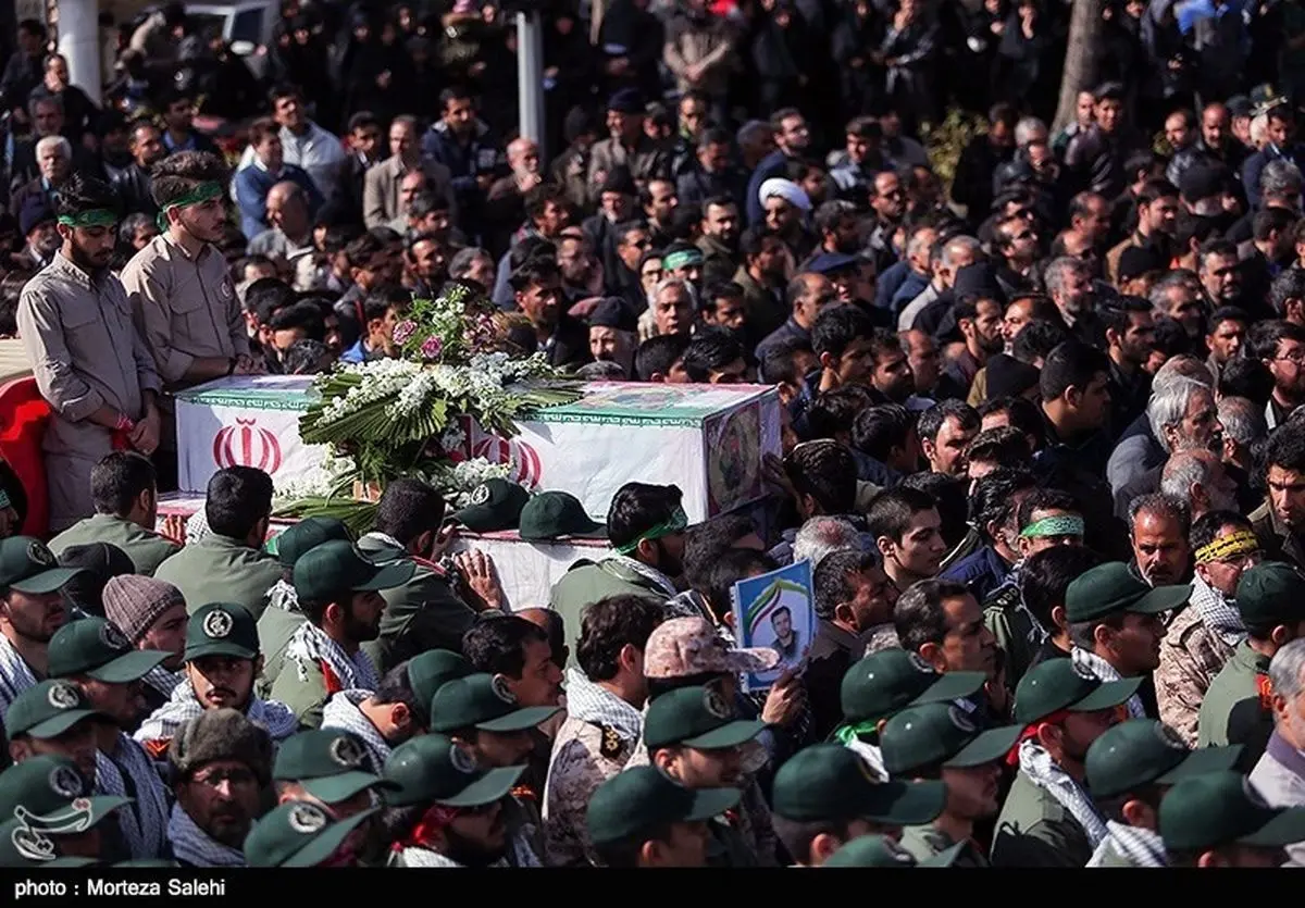 شهدای مدافع حریم امنیت وطن در سمیرم تشییع شدند + تصاویر