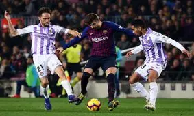 خلاصه بازی بارسلونا - وایادولید(ویدئو)