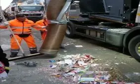 ماشین مخصوص جمع‌آوری زباله