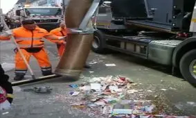 ماشین مخصوص جمع‌آوری زباله