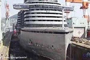 ویدیویی جالب از مراحل ساخت یک کشتی