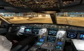 فیلم دیدنی تمام مراحل پرواز از کابین خلبان