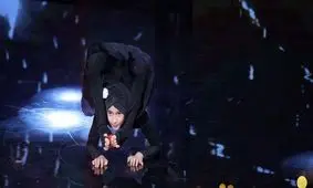 حرکات موزون دختر 8 ساله در تلویزیون