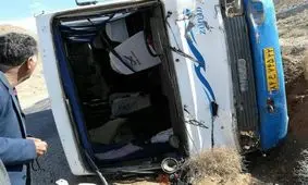 واژگونی اتوبوس معلمان و مصدومیت 11 معلم