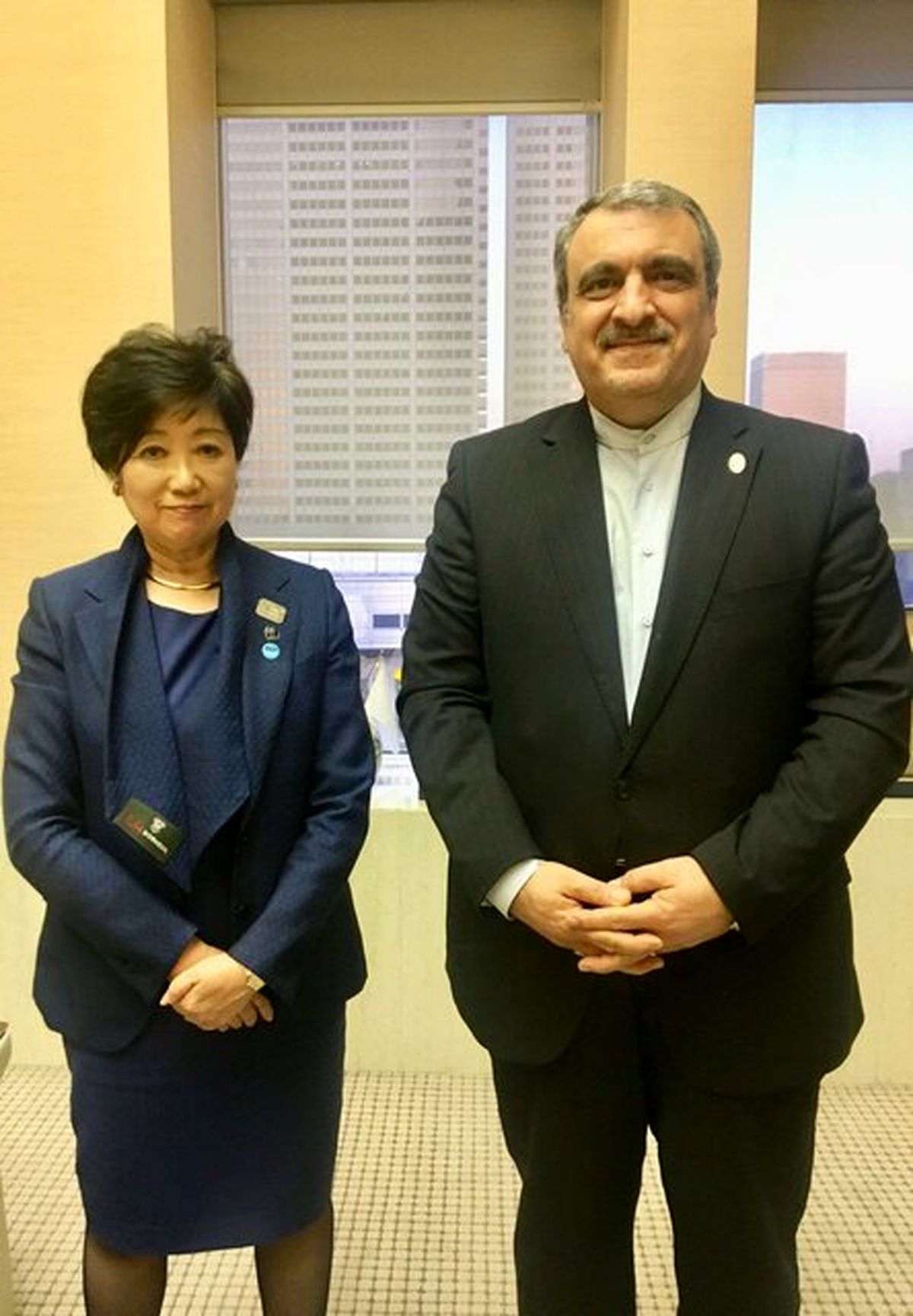 دیدار سفیر ایران در ژاپن با استاندار توکیو